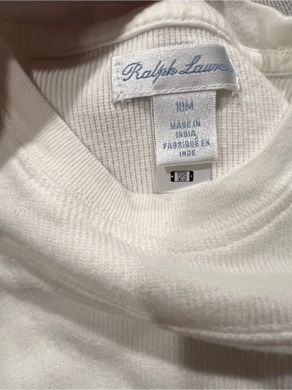 Polo by Ralph Lauren White Long Sleeve Shirt - 18 months